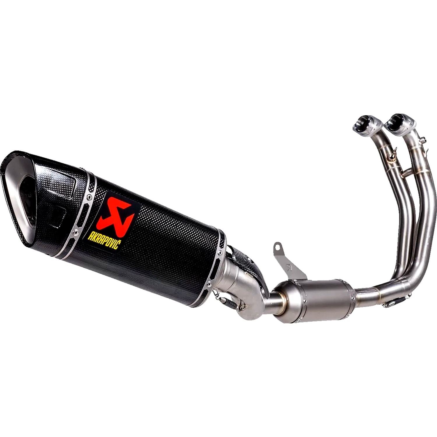 Akrapovic Carbon Fiber Racing Line Full Exhaust System For Aprilia RS 660 ABS Stars and Stripes 2022-2023